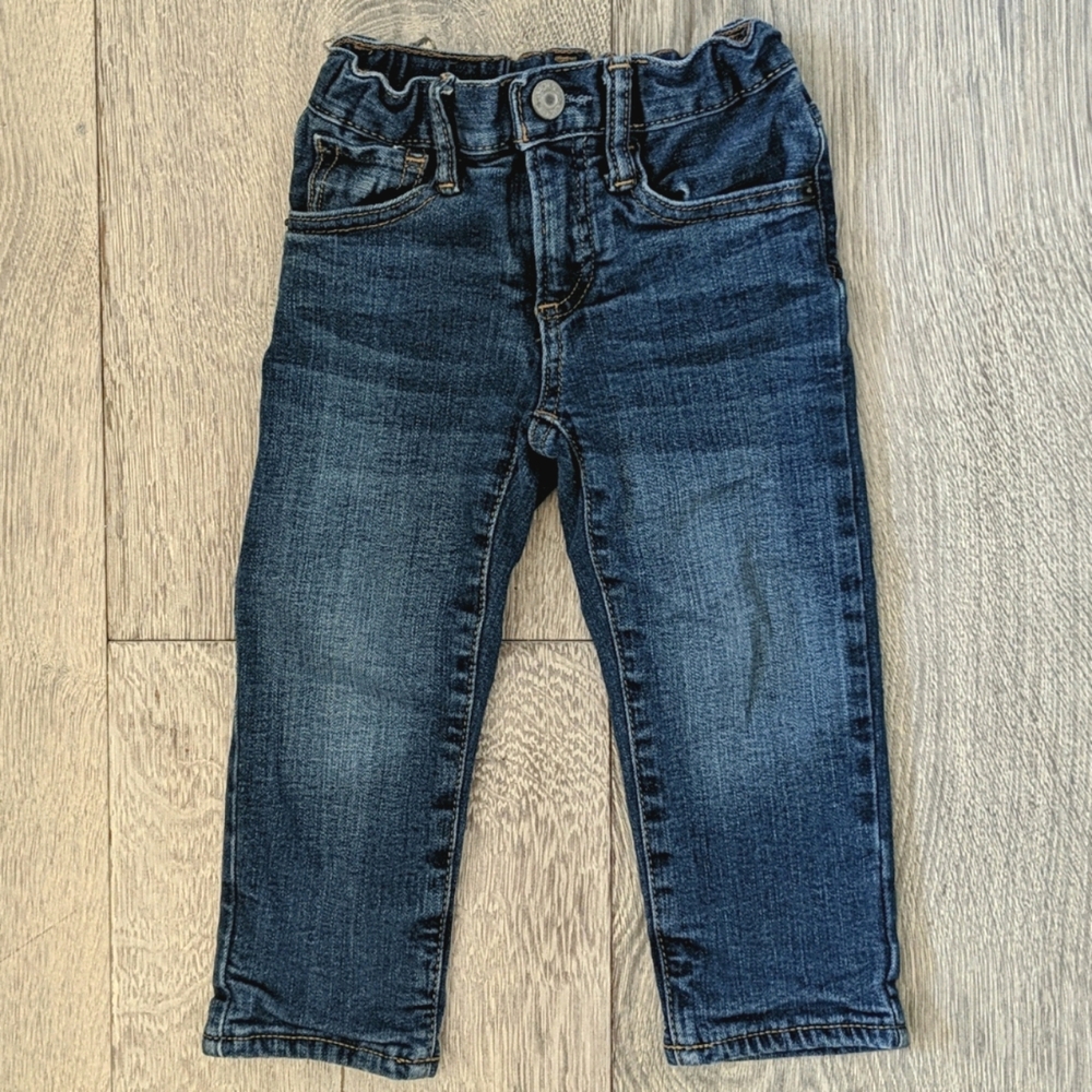 Baby Gap Toddler Jersey Lined Denim Jeans